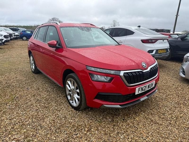 Used Skoda Kamiq SE L 115 HP (84 kW) 2021 Red SUV