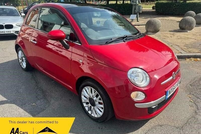Red Used 2014 Fiat 500 Lounge Hatchback | £3,995 (Fair price) - Image 1/1