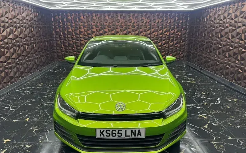 Begagnad VW Scirocco R-line 184 HK (135 kW) 2016 Grön Sportkupé