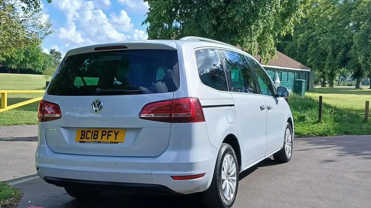 Used VW Sharan SE 150 HP (110 kW) 2018 Silver MPV