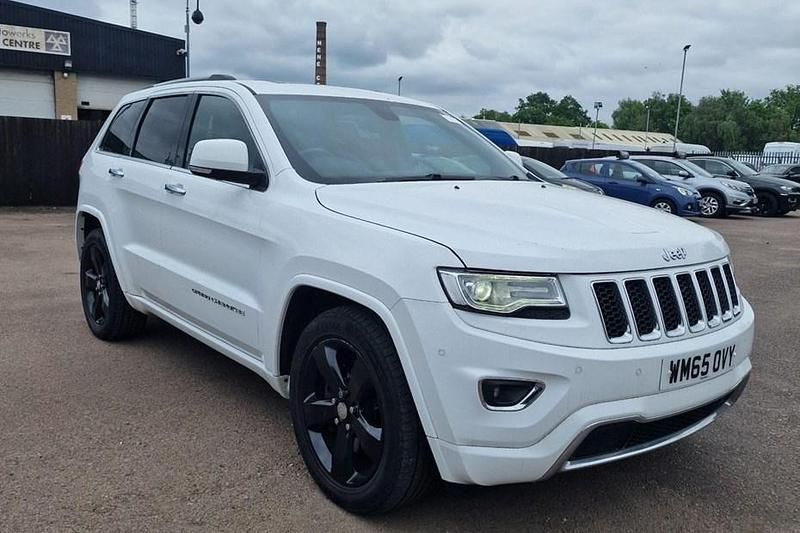 White Used 2015 Jeep Grand Cherokee Overland SUV | £9,495 (Good price) - Image 1/1