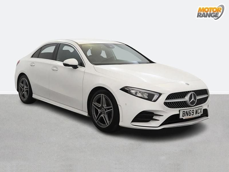White Used 2019 Mercedes A200 AMG Line Premium Sedan | £18,595 (Fair price) - Image 1/4