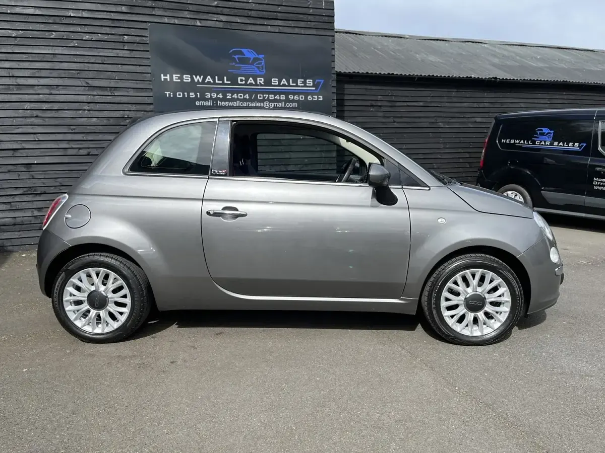 Begagnad Fiat 500C Lounge 69 HK (50 kW) 2014 Grå Cab