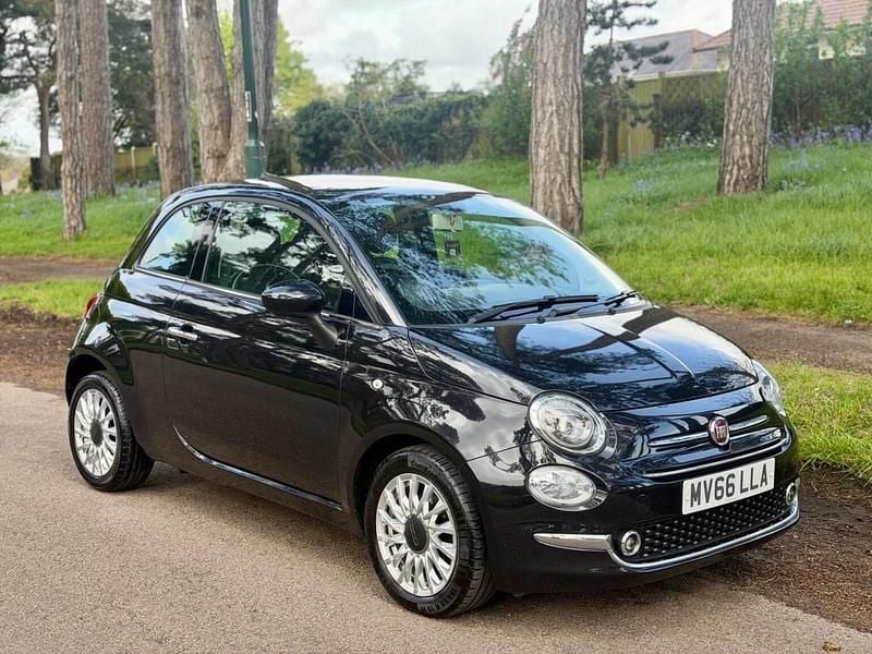 Used Fiat 500 Lounge 69 HP (50 kW) 2016 Black Hatchback