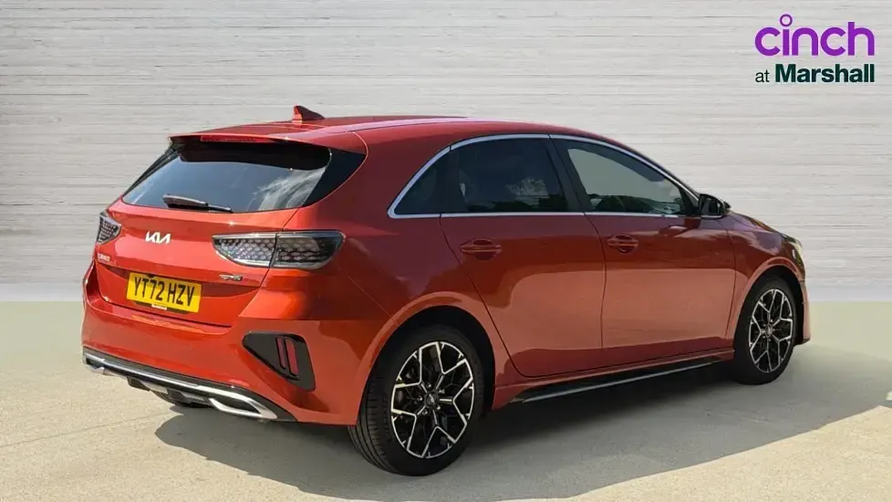 Used Kia Ceed GT-Line 158 HP (116 kW) 2022 Orange Hatchback