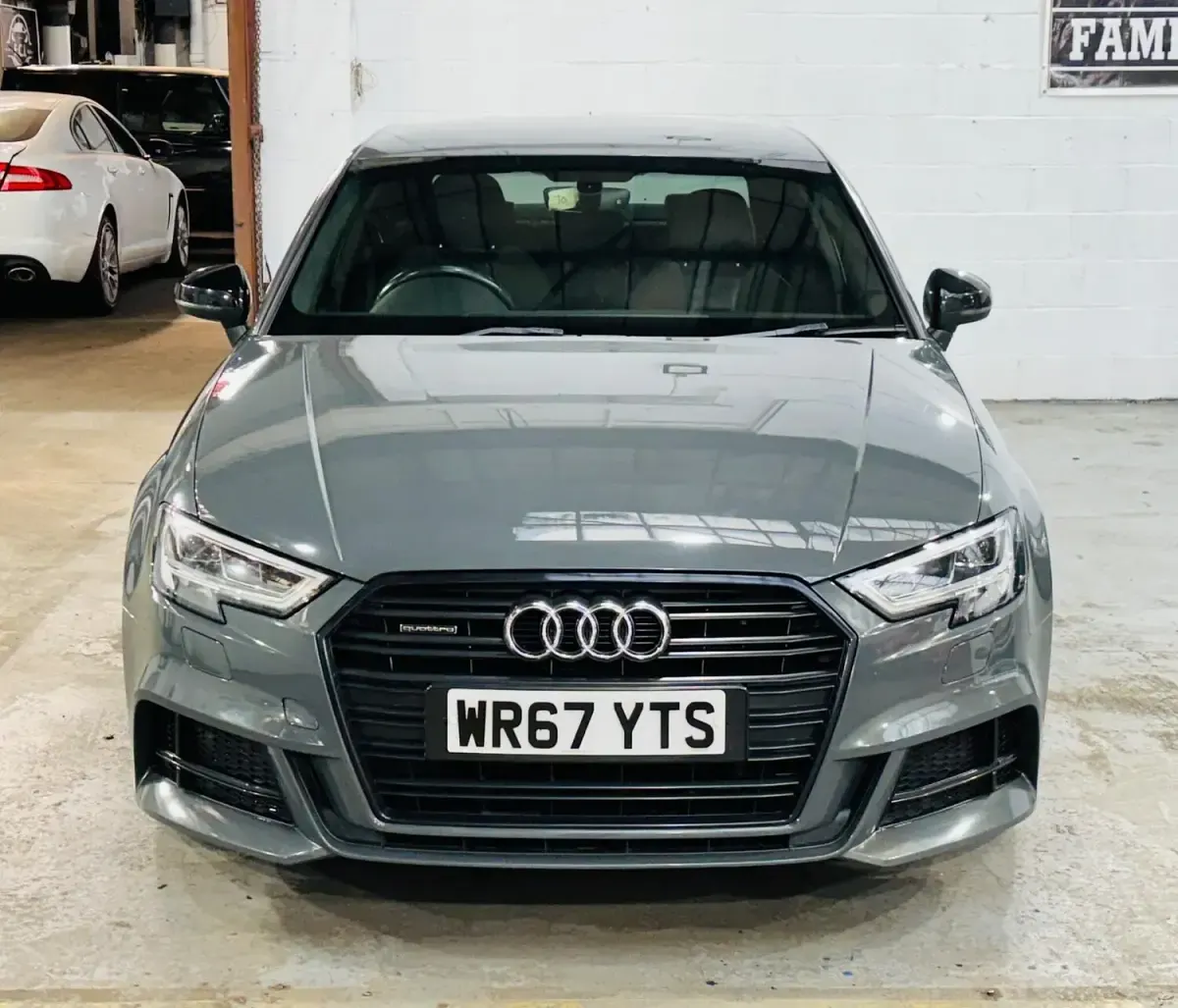 Used Audi A3 Black Edition 184 HP (135 kW) 2017 Grey Sedan