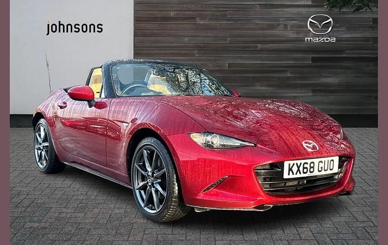 Red Used 2018 Mazda MX5 Inclusive Cabriolet | £18,495 (Fair price) - Image 1/4