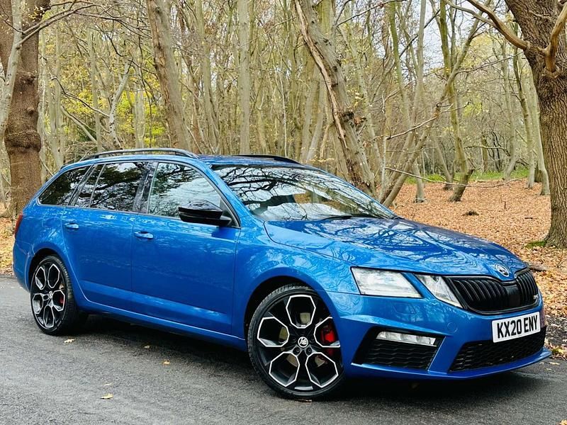 Blue Used 2020 Skoda Octavia vRS Estate | £24,889 (Expensive) - Image 1/4