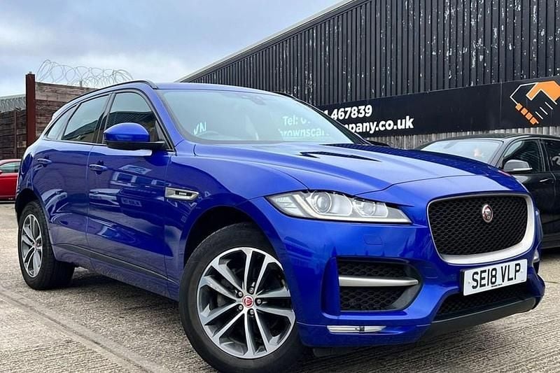 Blue Used 2018 Jaguar F-Pace R-Sport SUV | £14,700 (Super price) - Image 1/1