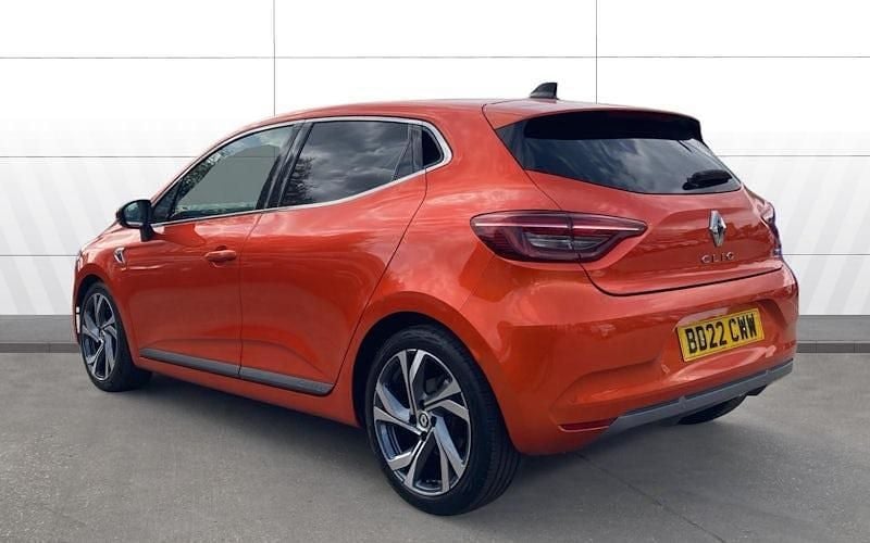 Used Renault Clio V RS Line 140 HP (102 kW) 2022 Orange Hatchback