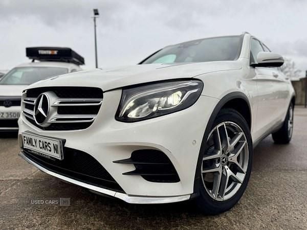 Used Mercedes GLC220 AMG line 2017 White Estate
