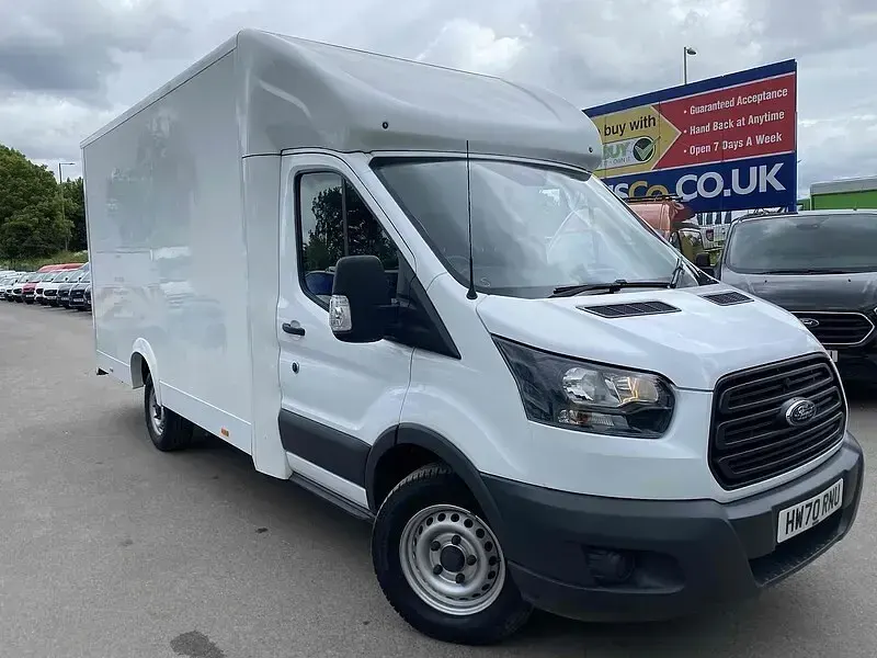 Used Ford Transit 130 HP (95 kW) 2020 White Cabriolet