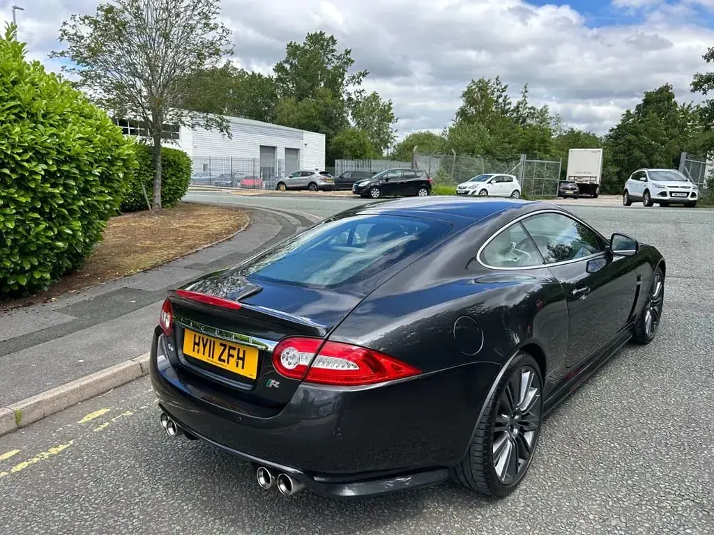 Used Jaguar XKR 510 HP (375 kW) 2011 Stratus grey metallic Coupe