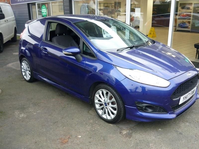 Used Ford Fiesta Sport 2017 Blue Van