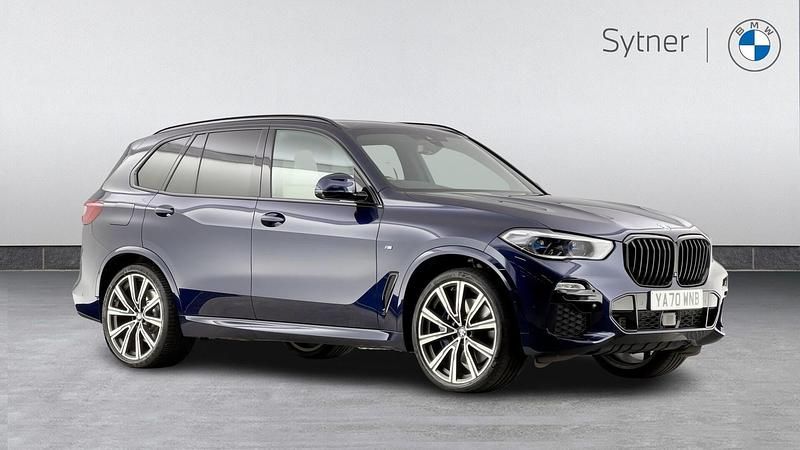 Blue Used 2021 BMW X5 M Sport SUV | £39,000 (Good price) - Image 1/4