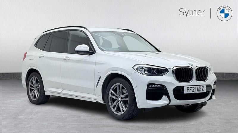 White Used 2021 BMW X3 M Sport SUV | £25,500 (Good price) - Image 1/4