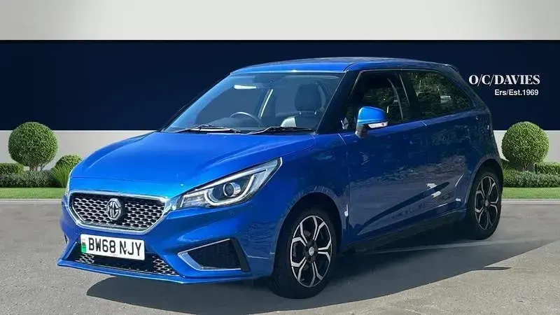 Used MG MG3 Exclusive 106 HP (77 kW) 2019 Blue Hatchback