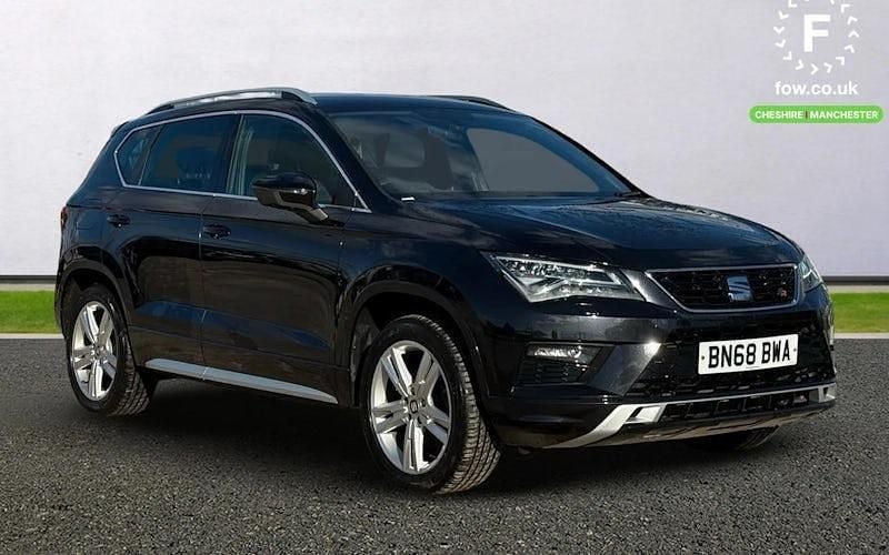 Black Used 2018 Seat Ateca 4Drive SUV | £13,399 (Fair price) - Image 1/4