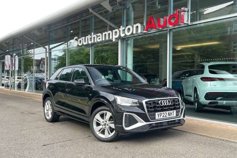 Black Used 2022 Audi Q2 S-Line SUV | £20,490 (Fair price) - Image 1/4