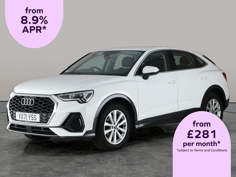 White Used 2021 Audi Q3 Sportback Sport SUV | £19,622 (Good price) - Image 1/2