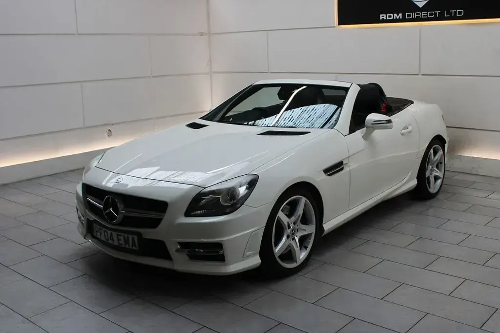 Used Mercedes SLK250 AMG 2013 White Cabriolet