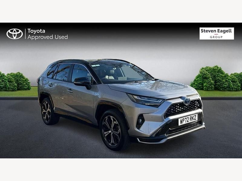 Silver Used 2022 Toyota RAV4 Hybrid SUV | £31,602 (A bit pricey) - Image 1/3