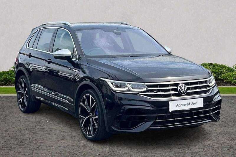 Black Used 2023 VW Tiguan R SUV | £39,495 (Fair price) - Image 1/4