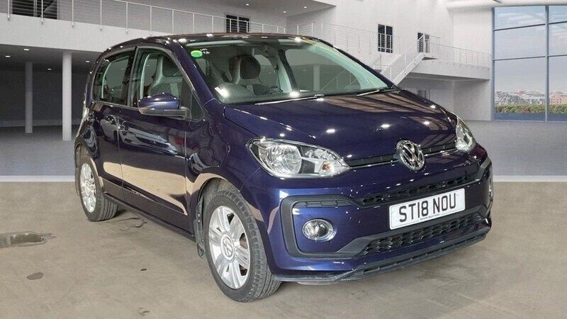 Blue Used 2018 VW up! S Hatchback | £8,199 (Fair price) - Image 1/4