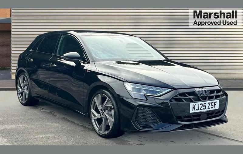 Used Audi A3 Black Edition 147 HP (108 kW) 2025 Black Hatchback
