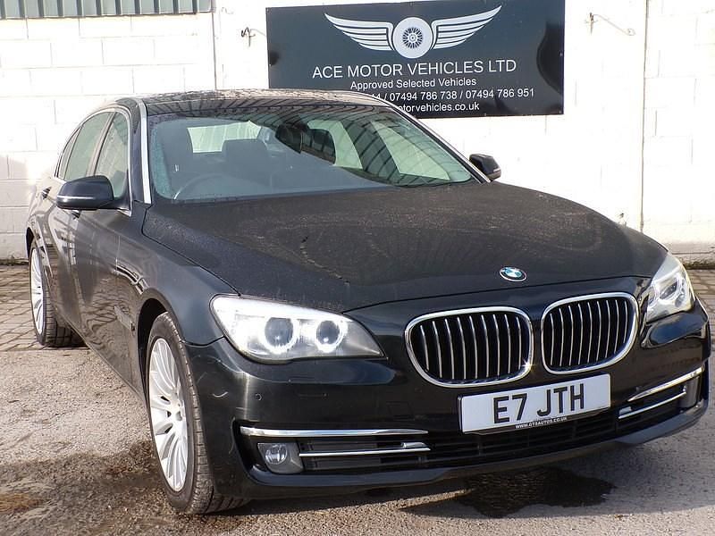 Used BMW 730L Luxury Line 258 HP (189 kW) 2014 Black Sedan