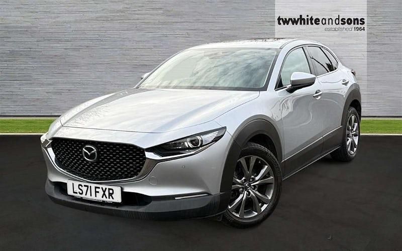 Silver Used 2021 Mazda CX-30 Inclusive SUV | £16,750 (A bit pricey) - Image 1/4