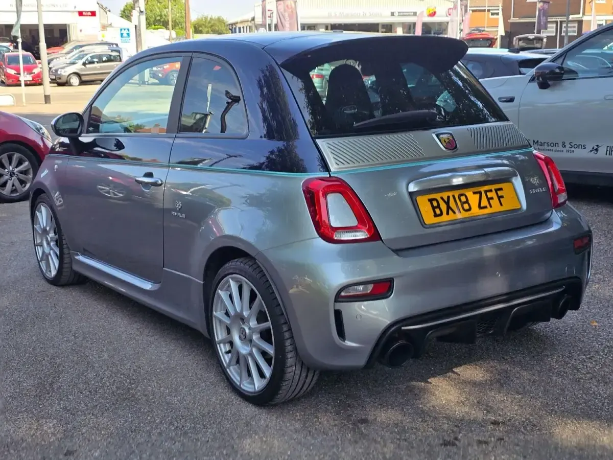 Used Abarth 500 2018 Grey/blue Hatchback