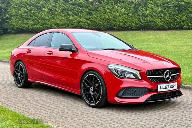 Red Used 2017 Mercedes CLA220 AMG line Sedan | £13,450 (Fair price) - Image 1/1