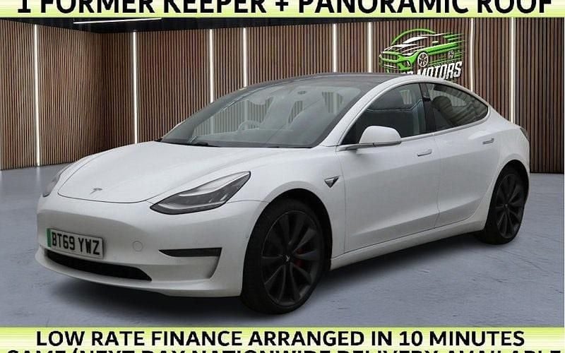 Used 2023 Tesla Model 3 Performance Sedan | £12,577 (Good price) - Image 1/2