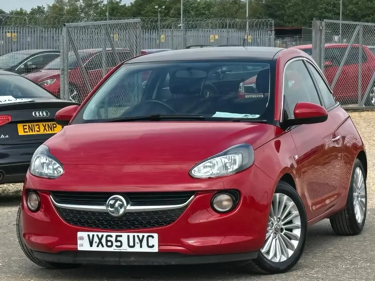 Used Vauxhall Adam Glam 70 HP (51 kW) 2015 Red Hatchback