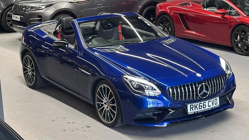 Used Mercedes E250 AMG line 204 HP (150 kW) 2016 Blue Cabriolet