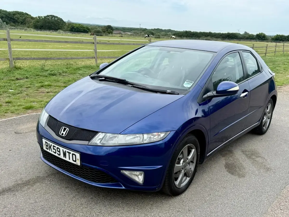 Used Honda Civic SI 2009 Blue Hatchback
