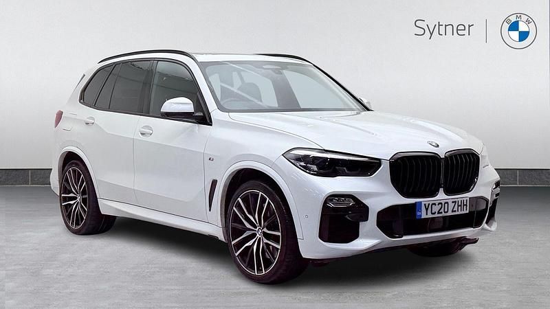 White Used 2020 BMW X5 M Sport SUV | £39,000 (Fair price) - Image 1/4