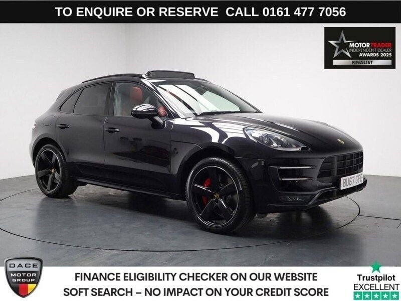 Black Used 2017 Porsche Macan Turbo Performance Package SUV | £33,480 (Fair price) - Image 1/3