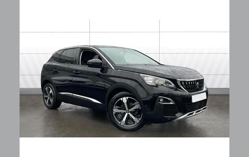 Black Used 2017 Peugeot 3008 Allure SUV | £9,145 (Fair price) - Image 1/4