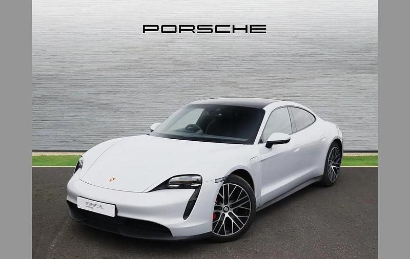 Grey Used 2021 Porsche Taycan Sedan | £46,990 (Expensive) - Image 1/4