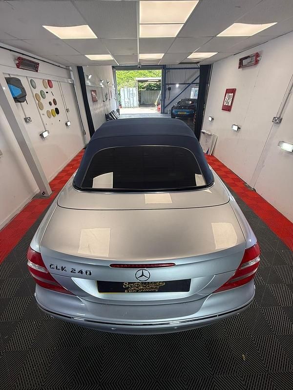 Used Mercedes CLK240 Avantgarde 2003 Silver Cabriolet