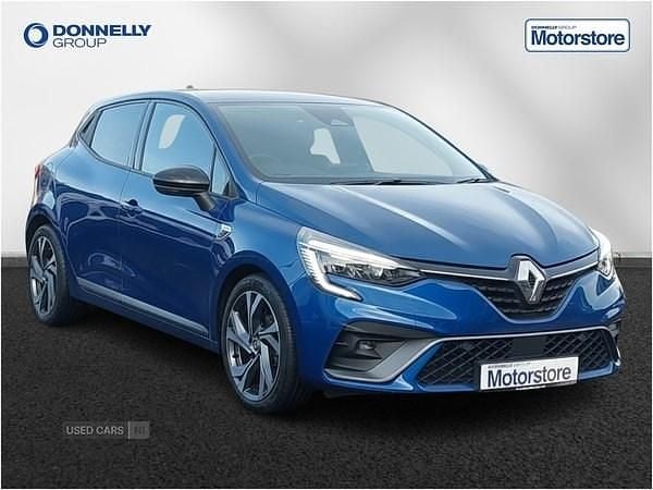 Used Renault Clio V RS Line 90 HP (66 kW) 2023 Blue Hatchback