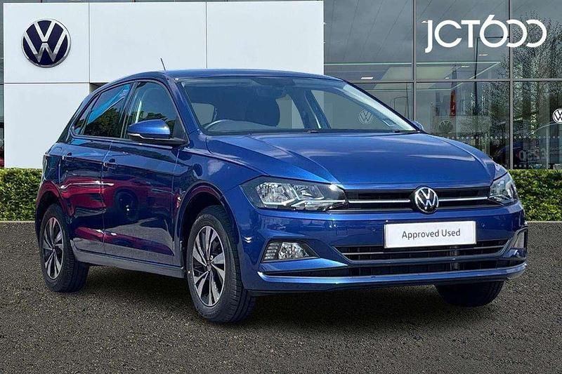 Blue Used 2021 VW Polo Match Hatchback | £15,825 (Fair price) - Image 1/4