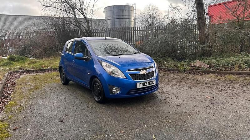 Used Chevrolet Spark LS 2012 Blue Hatchback