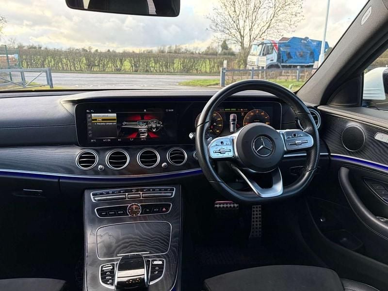 Used Mercedes E300 AMG line 2020 White Estate