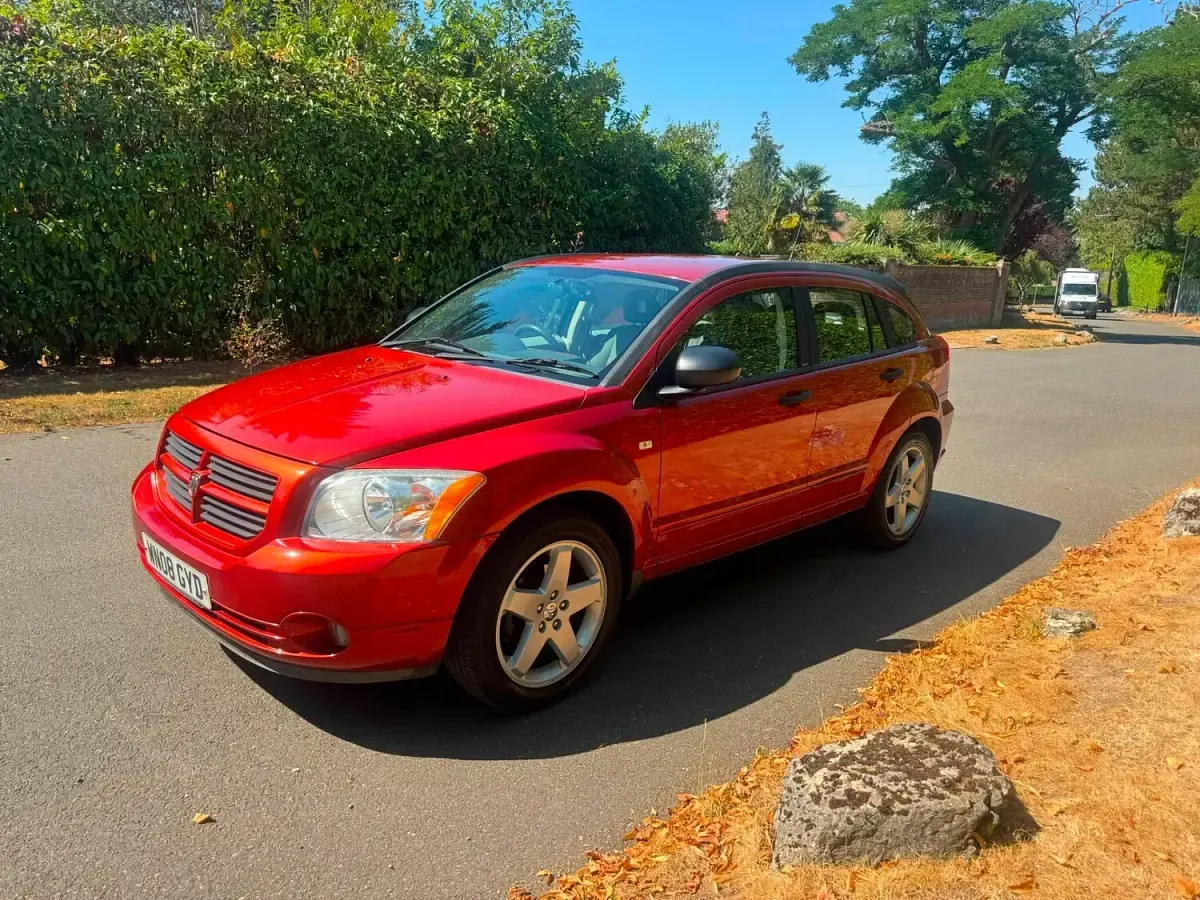 Used Dodge Caliber SXT 2008 Orange Hatchback