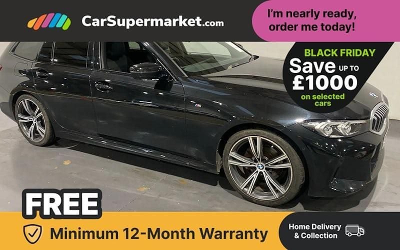 Black Used 2024 BMW 320 M Sport Estate | £28,197 (Fair price) - Image 1/3