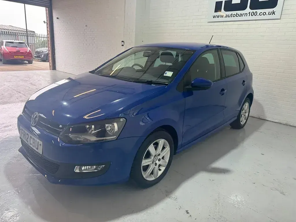 Usado VW Polo Match 60 CV (44 kW) 2012 Azul Utilitario