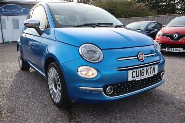 Blue Used 2018 Fiat 500 Mirror Hatchback | £6,895 (A bit pricey) - Image 1/1